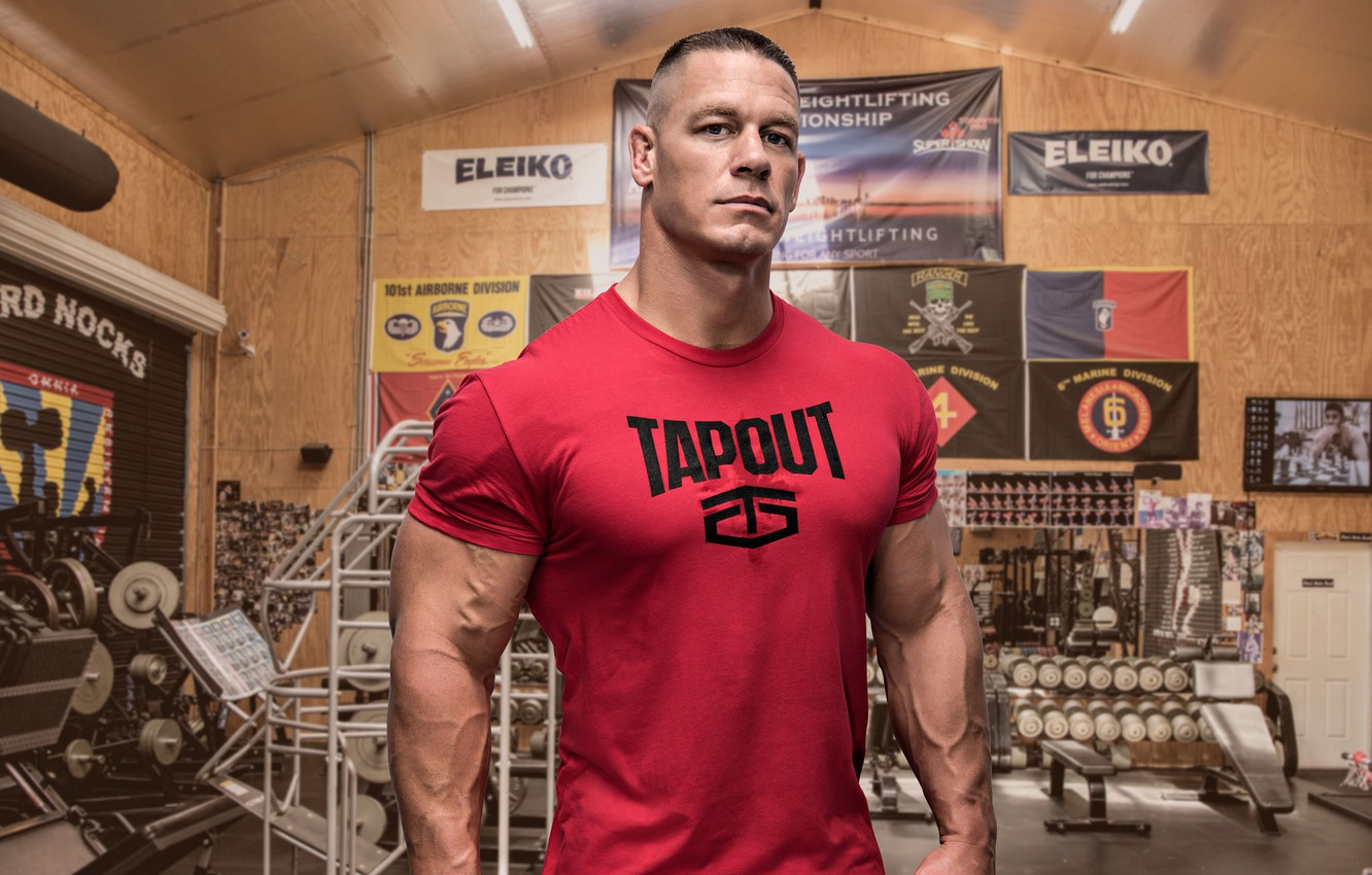 Wallpaper Actor Muscle Wrestler Wwe Gym John Cena