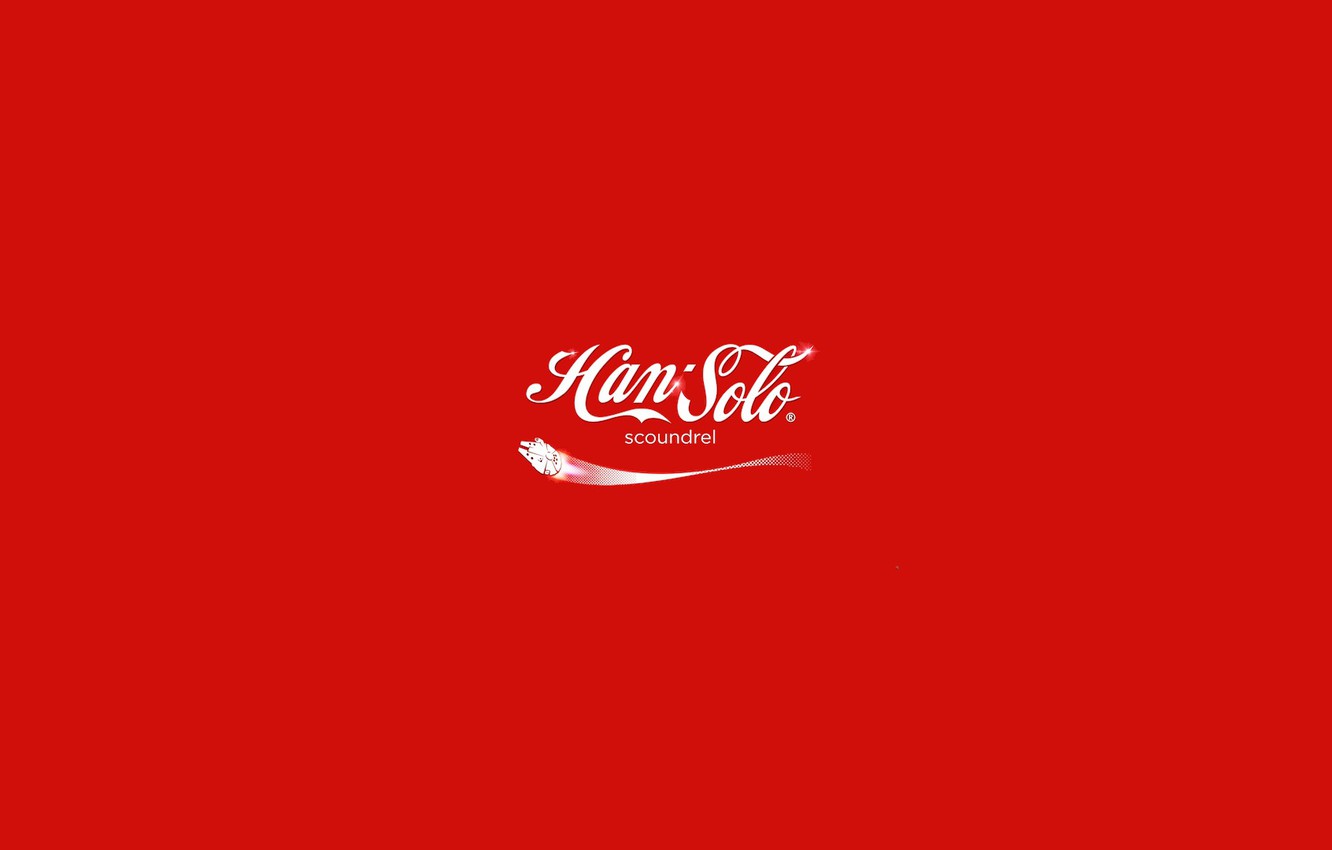 Wallpaper Background Logo Coca Cola Han Solo Millenium Falcon