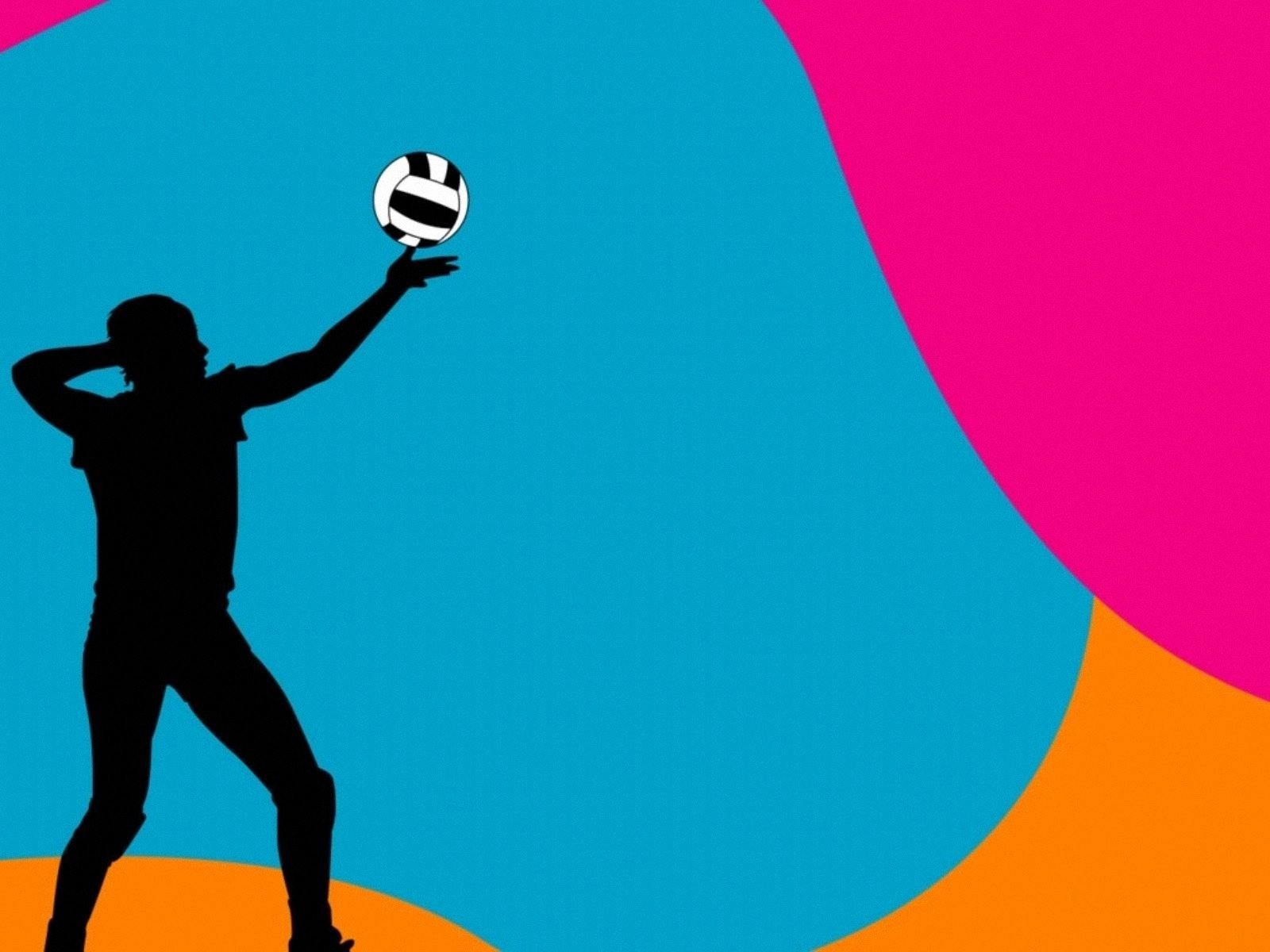 colorful volleyball ball backgrounds colorful volleyball background 1600x1200