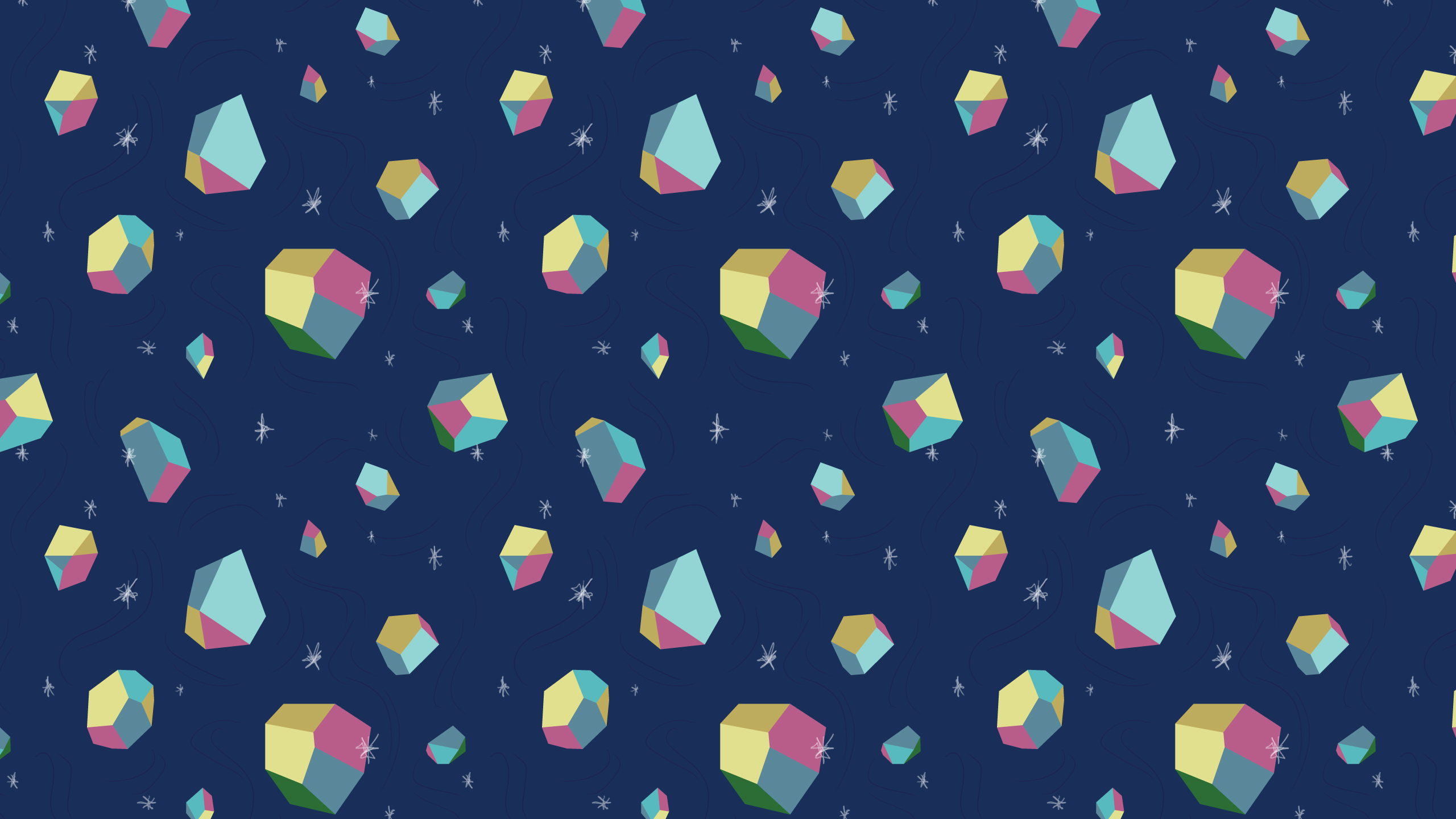 Wallpaper Asteroids