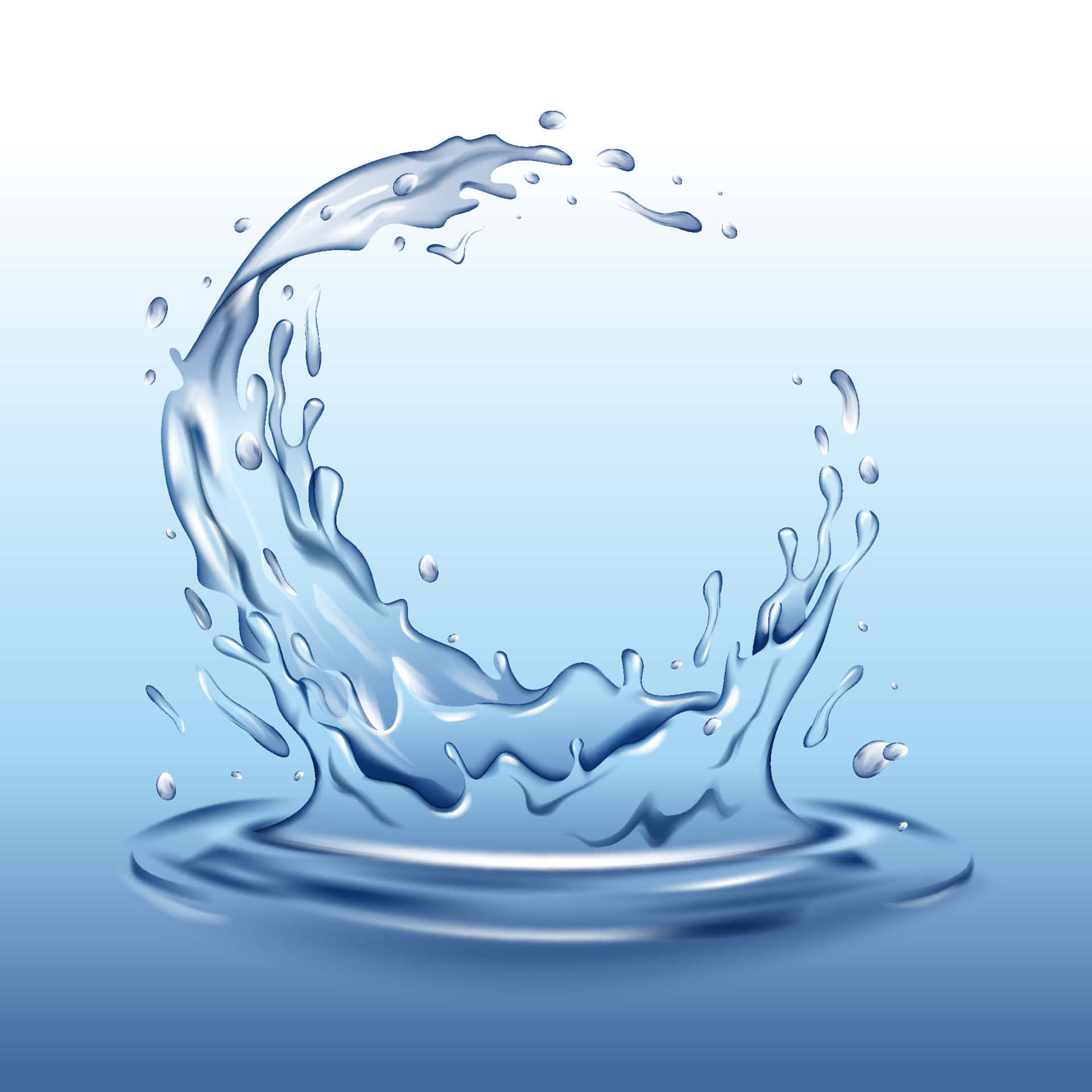Water Splash Background Wallpaper
