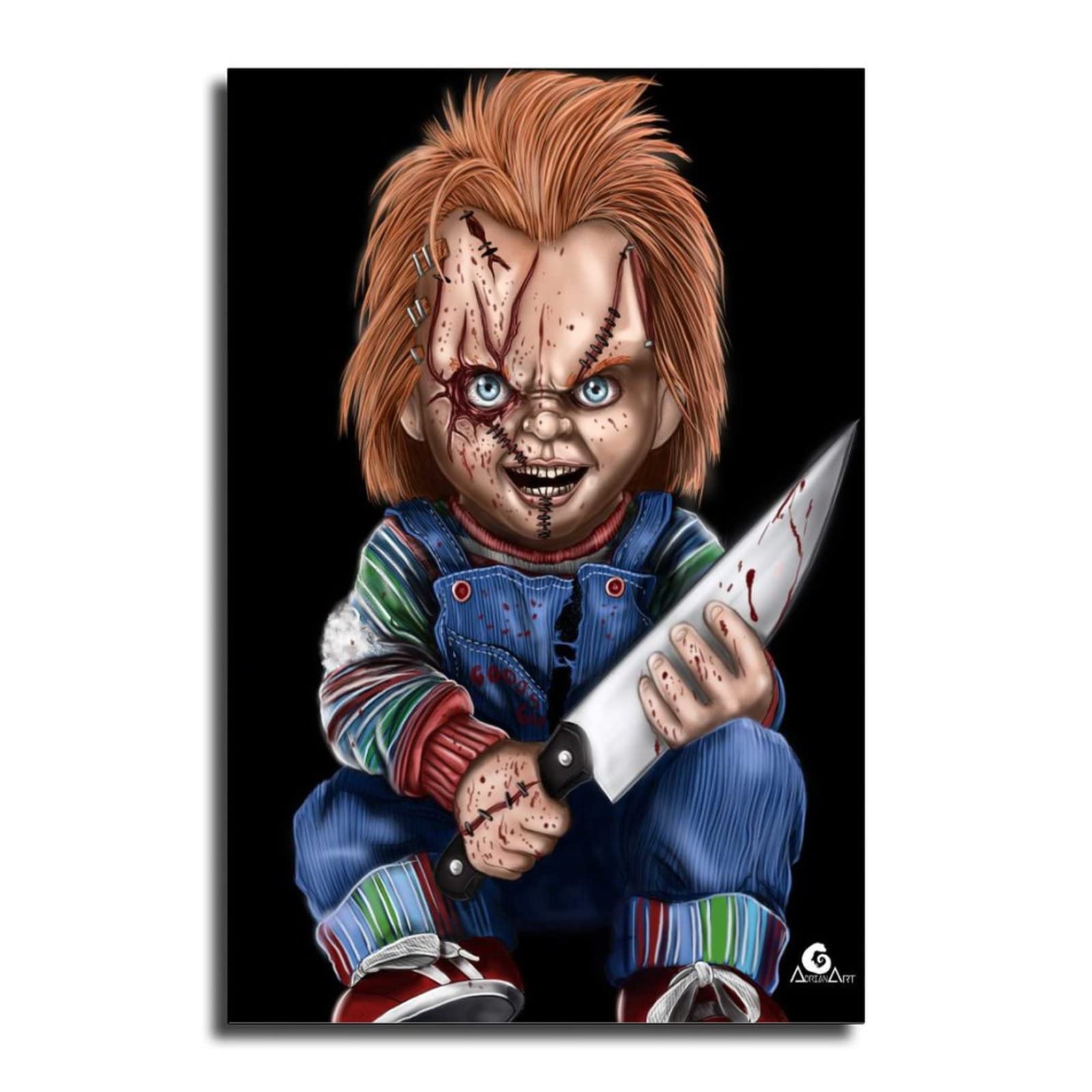 Amazon Qzzzh Chucky Cartoon Horror Childs Play S Art