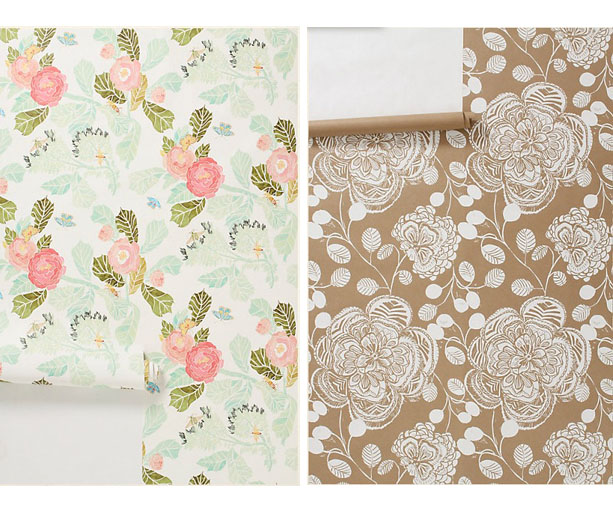 Anthropologie Watercolor Peony Wallpaper The Has Such