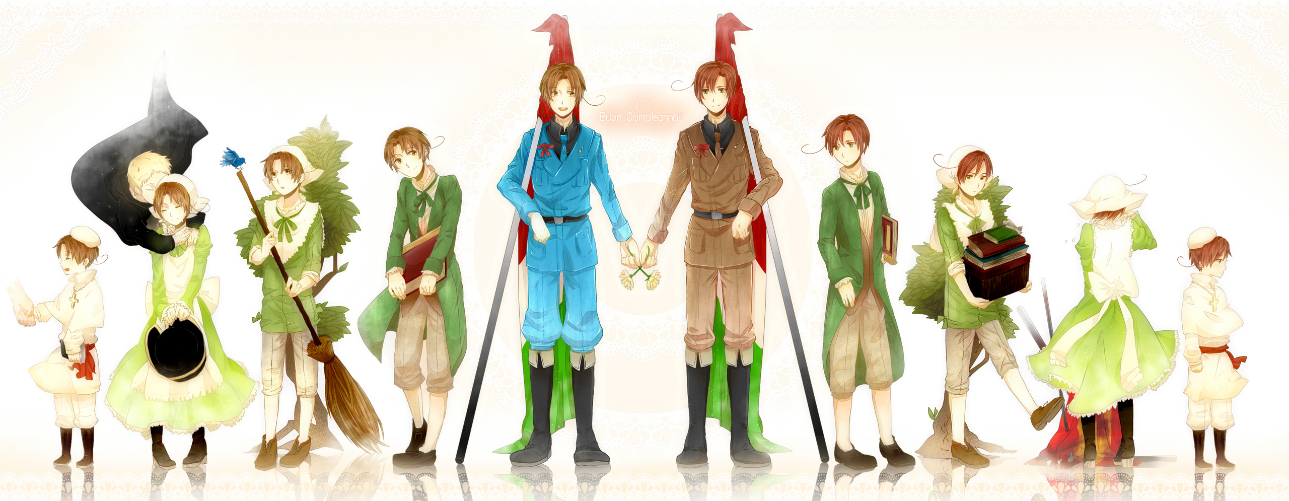 Hetalia Italy Image Brothers HD Wallpaper And