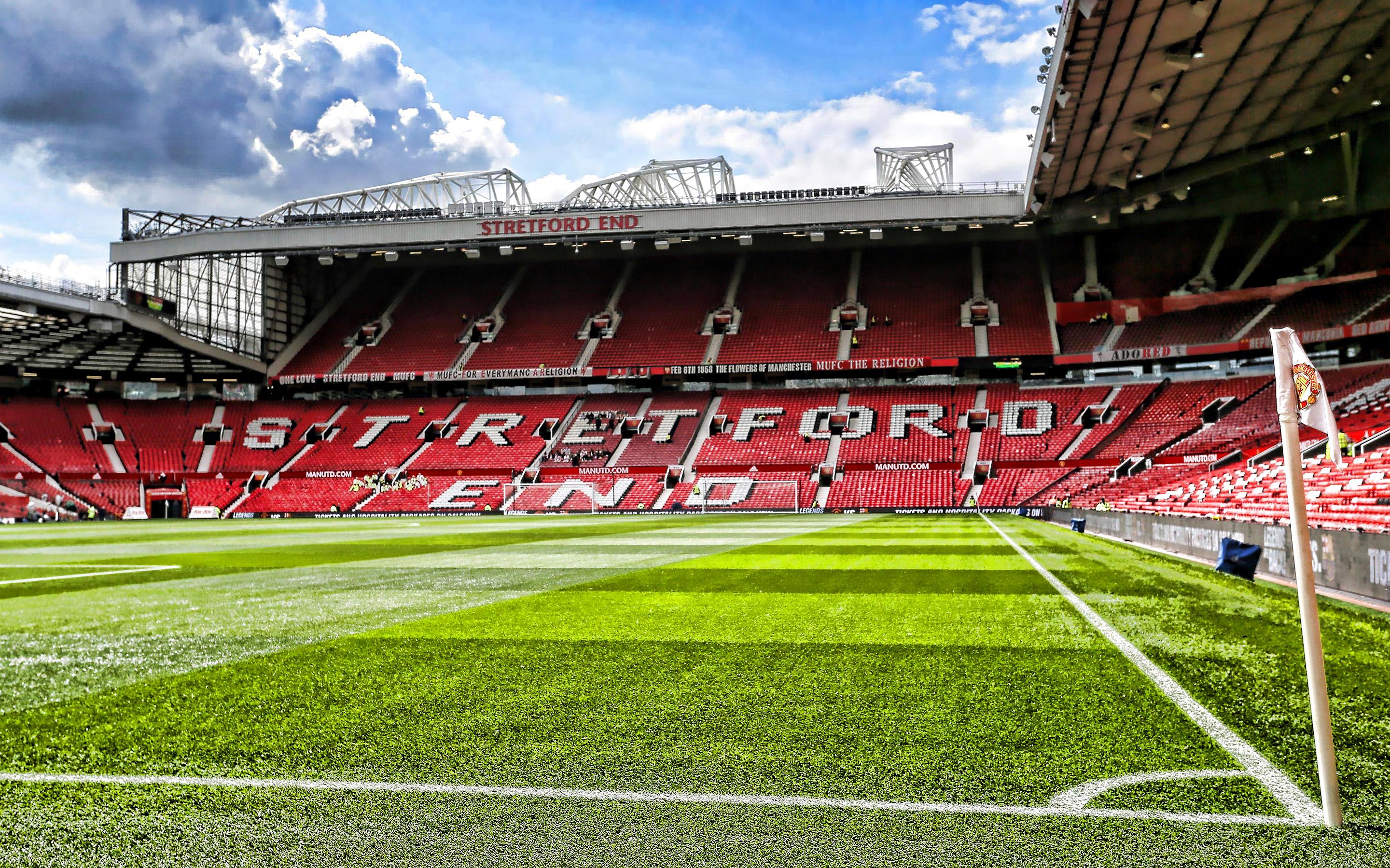 Man Uniteds Old Trafford Stadium HD Wallpaper For