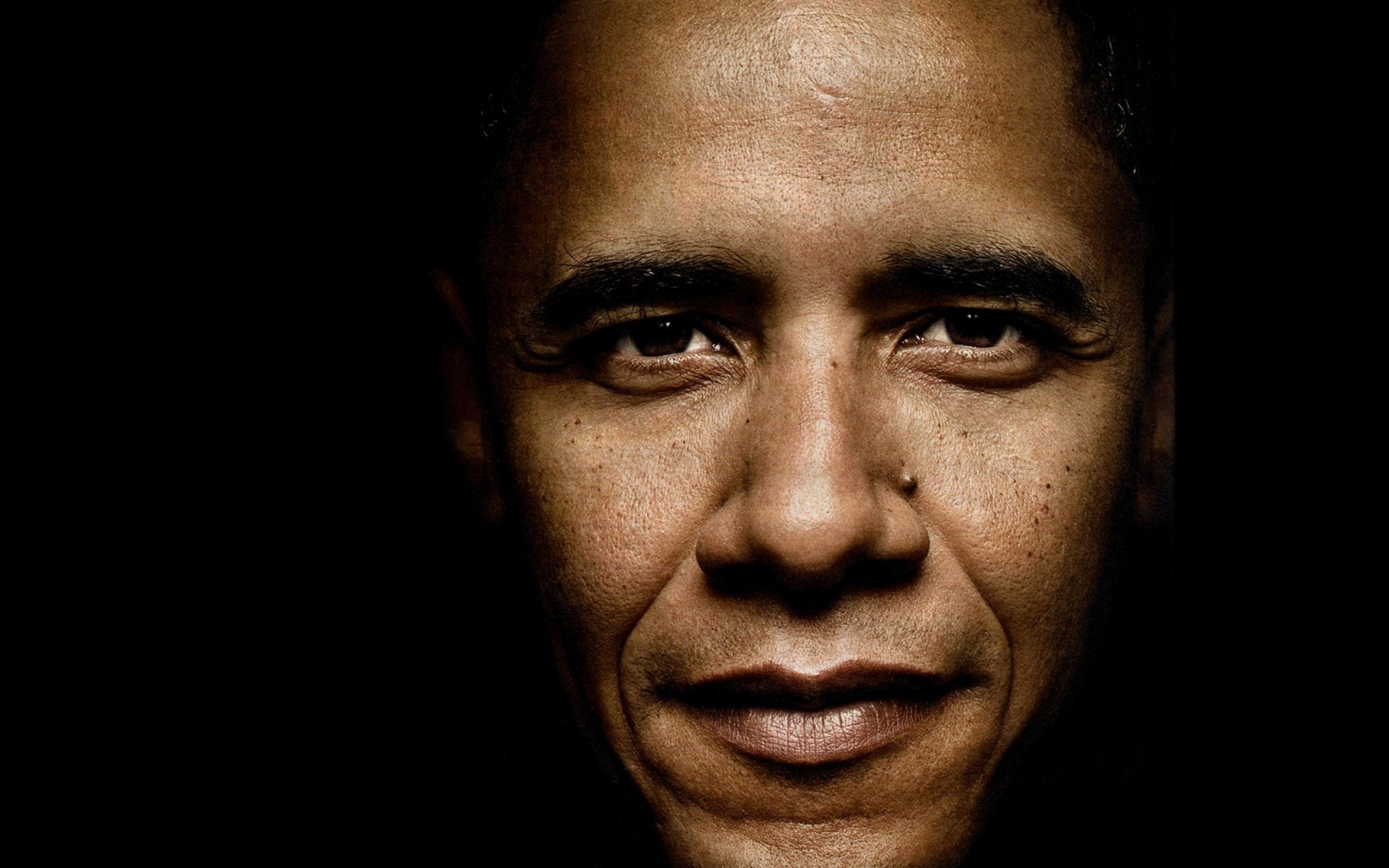 Wallpaper Of Barack Obama S Face Up Close Paperpull