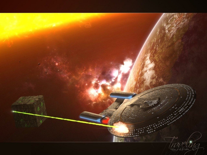 Star Trek Borg Uss Enterprise Wallpaper Movie HD