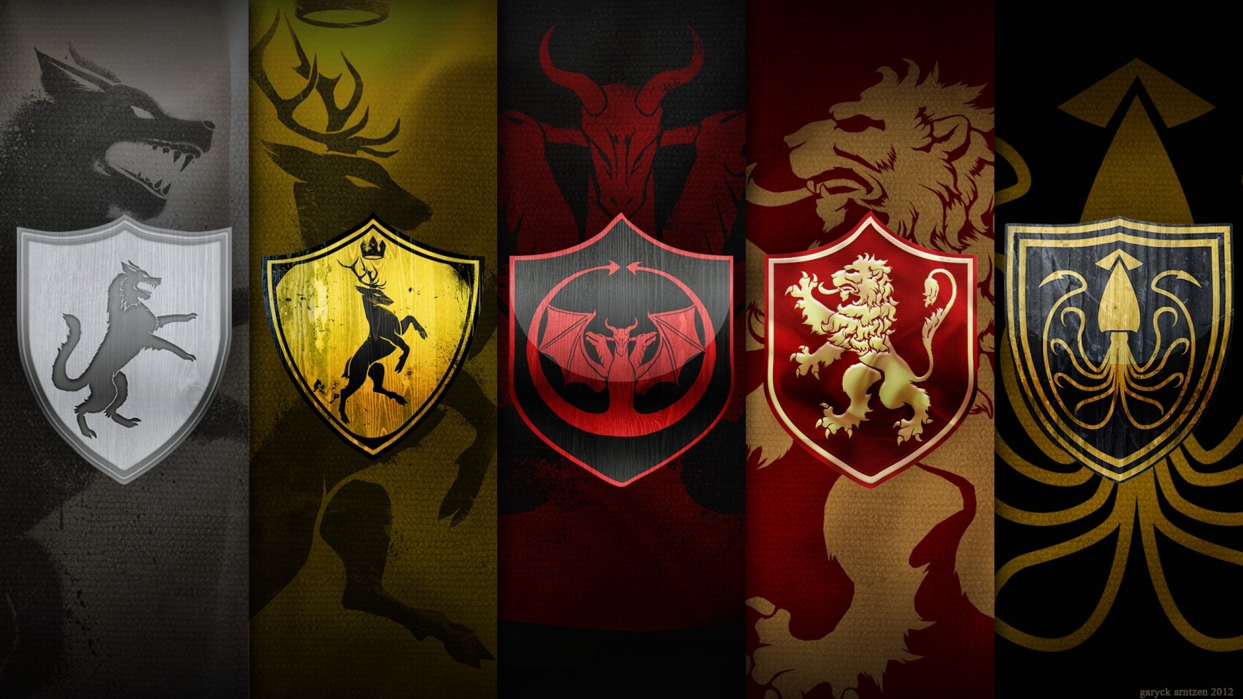 Game Of Thrones Great Houses Wallpaper High Definition