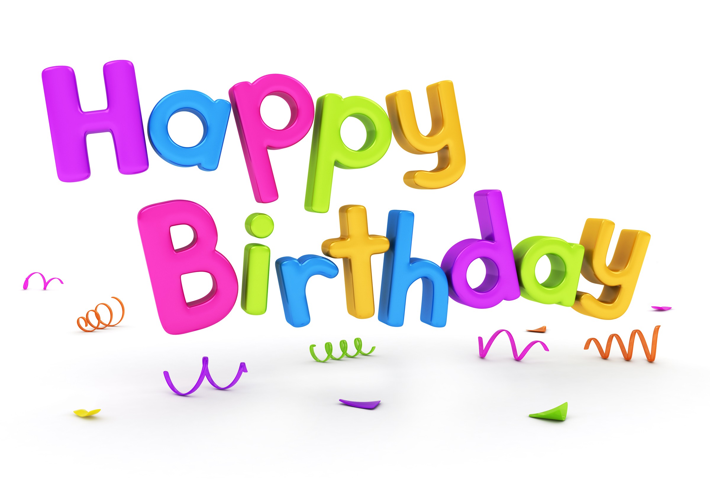 Happy Birthday 3D Text   New HD Wallpapers 2400x1647