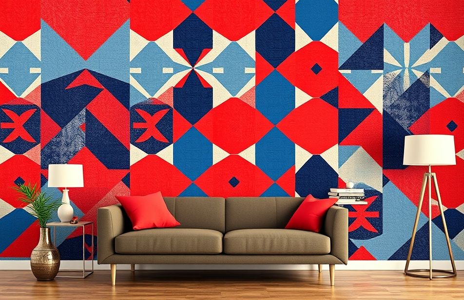 Red And Blue Wallpaper