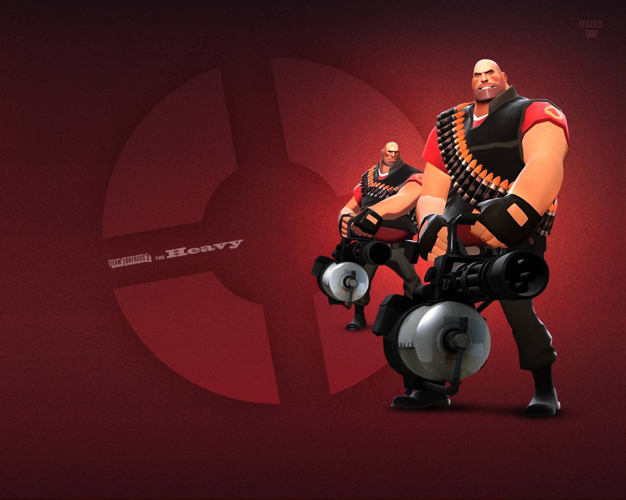 Team Fortress Red Heavy Wallpaper