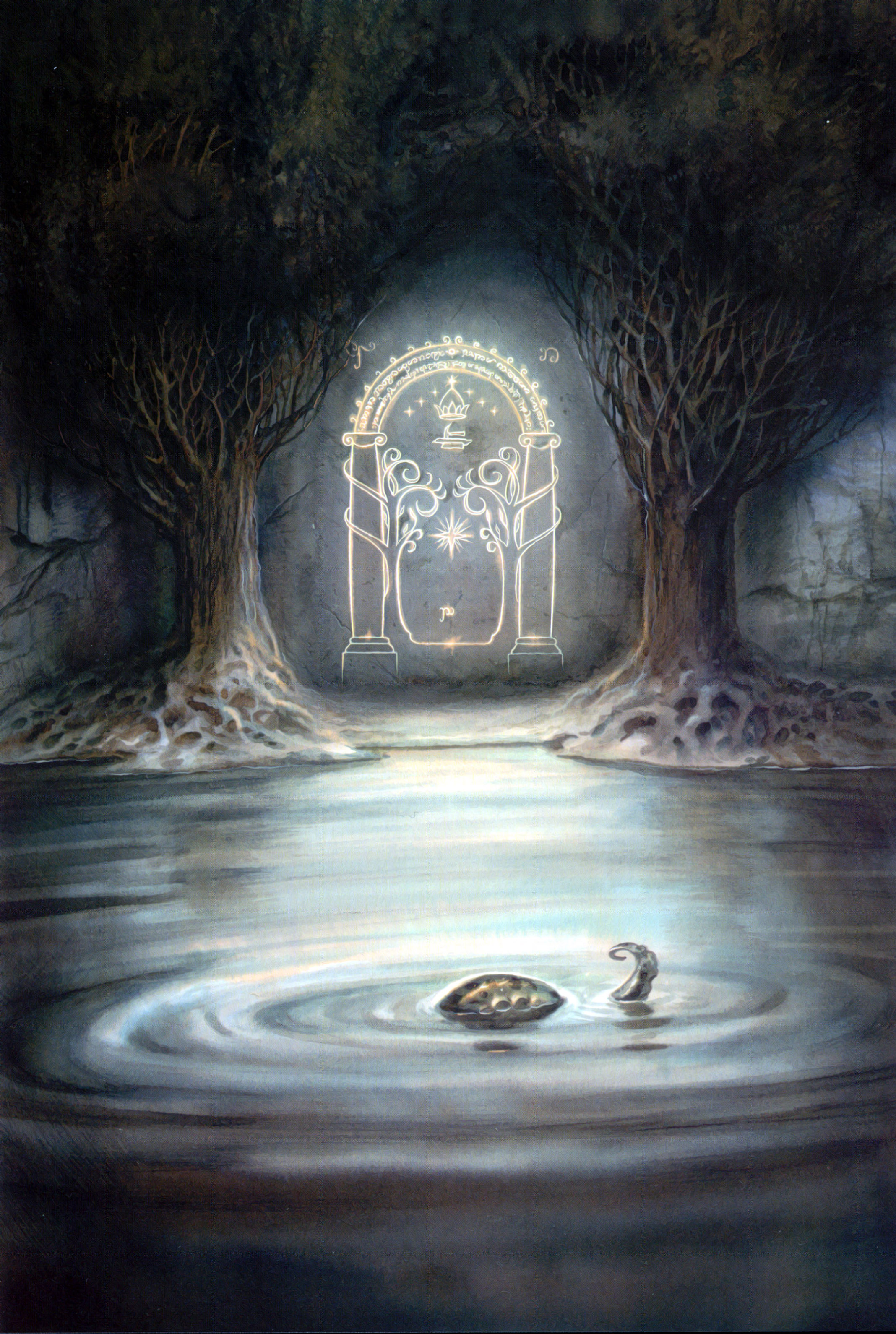 The Lord Of Rings Artwork Mines Moria Wallpaper