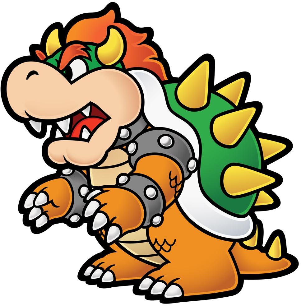Are Ing Bowser Paper Mario HD Wallpaper Color Palette Tags