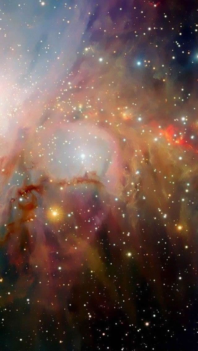 Colorful Nebula iPhone 5s Wallpaper The Universe