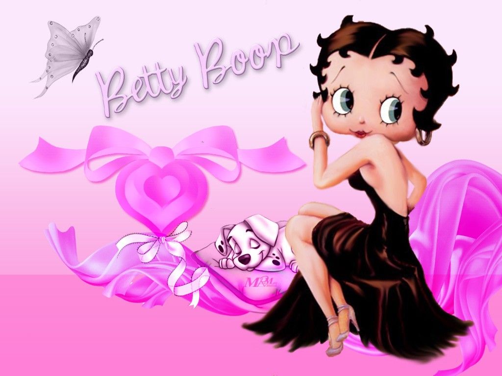 betty boop in pink  Clip Art Library