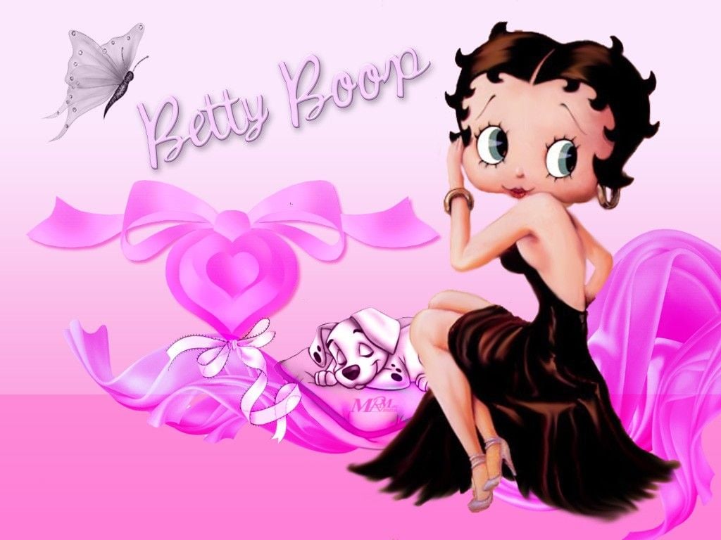 betty boop in pink  Clip Art Library