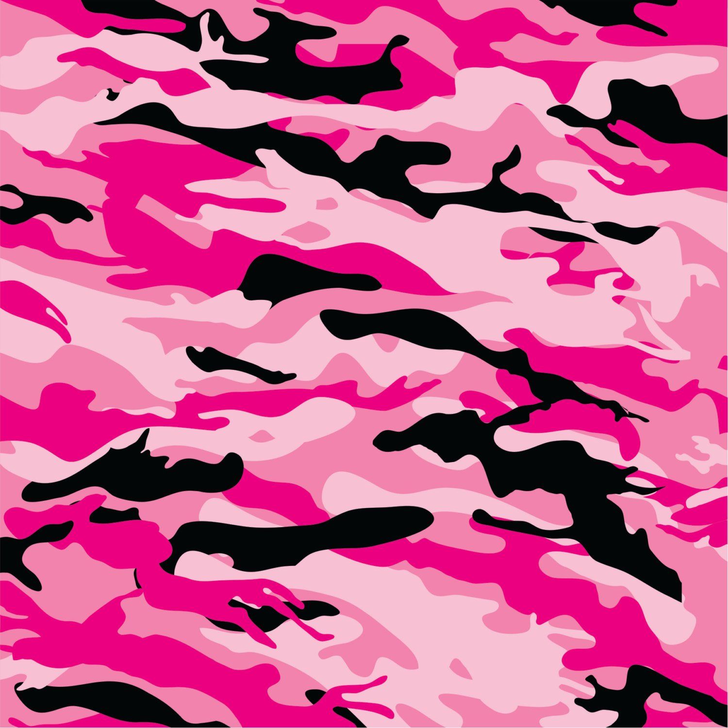 Pink Camouflage Craft Vinyl Htv Adhesive Black