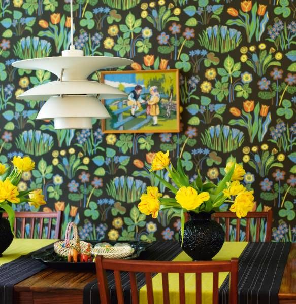 Josef Frank wallpaper Rooms Pinterest