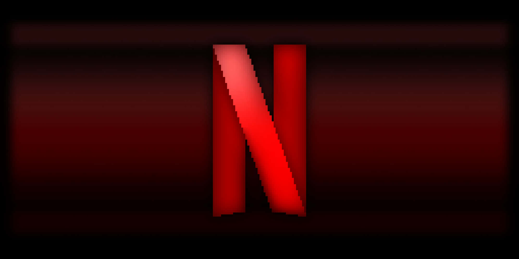 Netflix logo on dark red background wallpaper