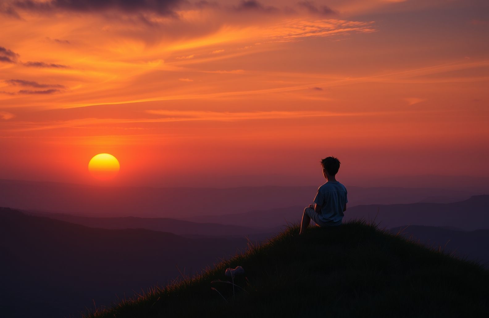 Alone Boy Wallpaper