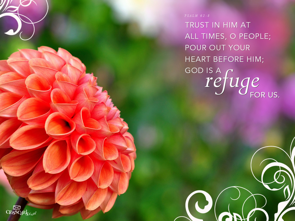 Refuge Desktop Wallpaper Scripture Verses Background