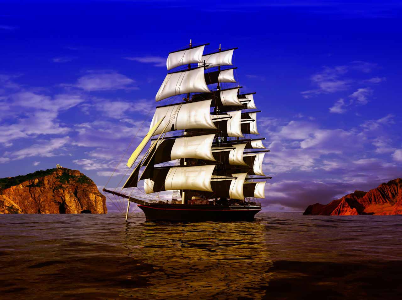 HD Wallpapers Ships Sailing Wallpapers 1280x955