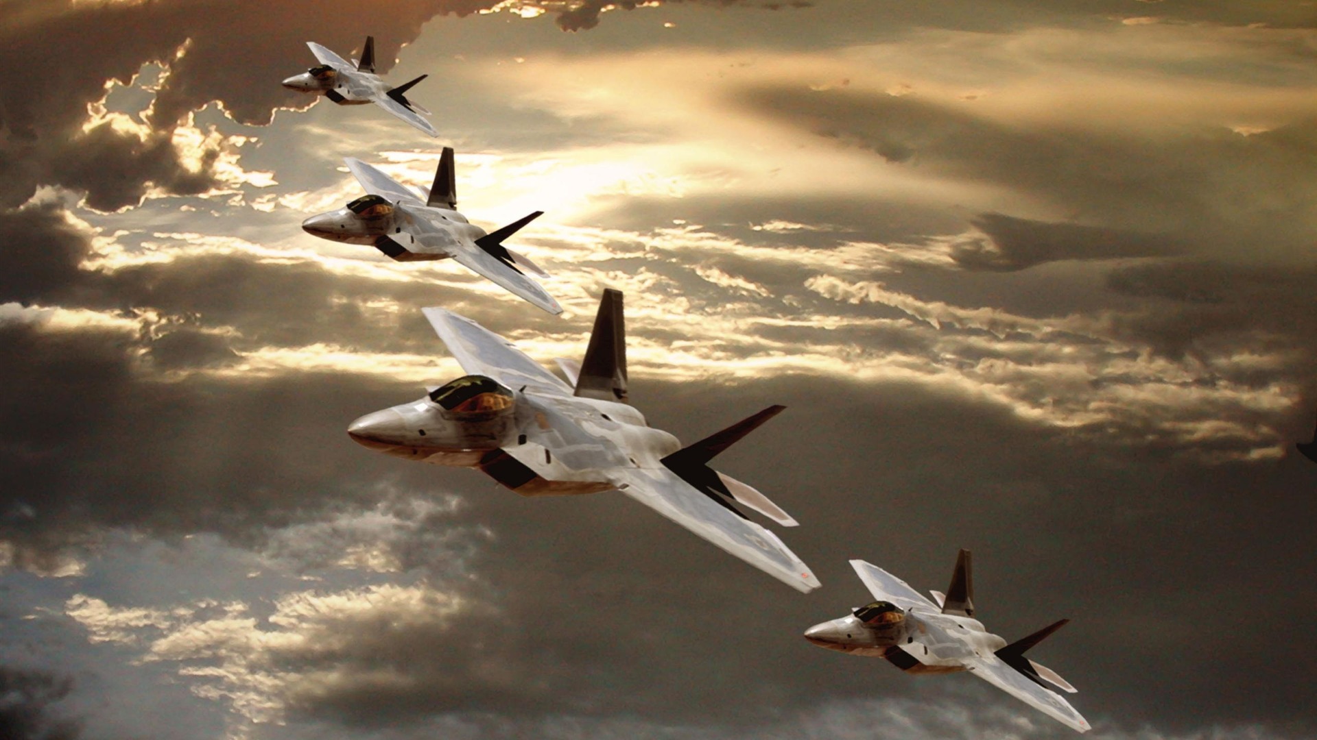 Raptor Aircraft Military Wallpaper