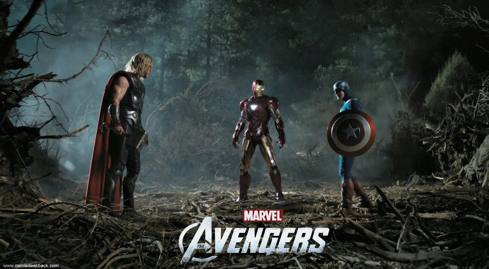 The Avengers Thor Iron Man And Captain America