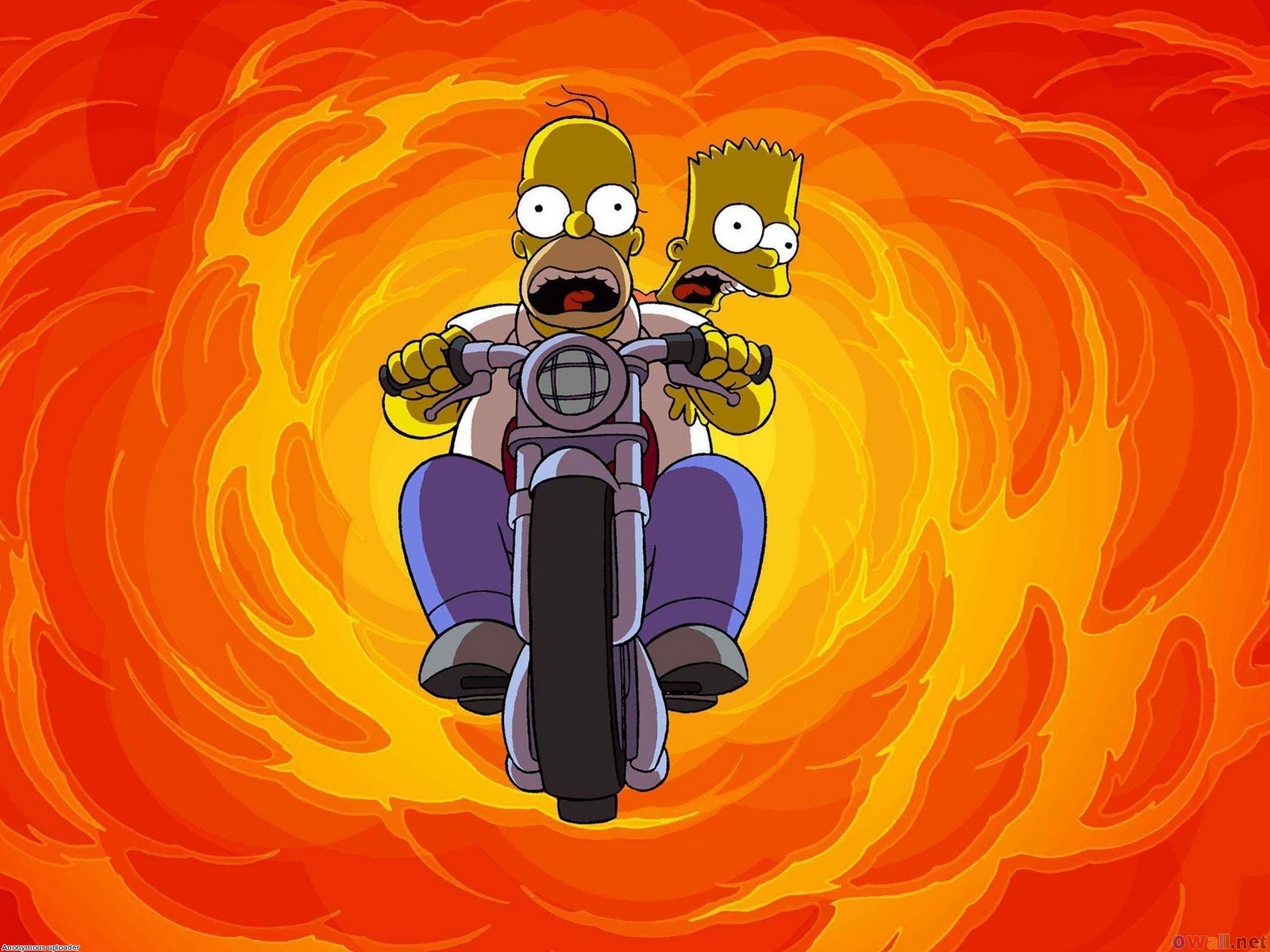 Simpsons Wallpaper The Bart And Homer Simpson