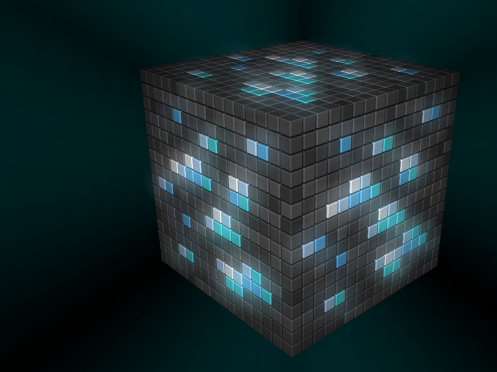 Related Pictures Minecraft Diamond Wallpaper