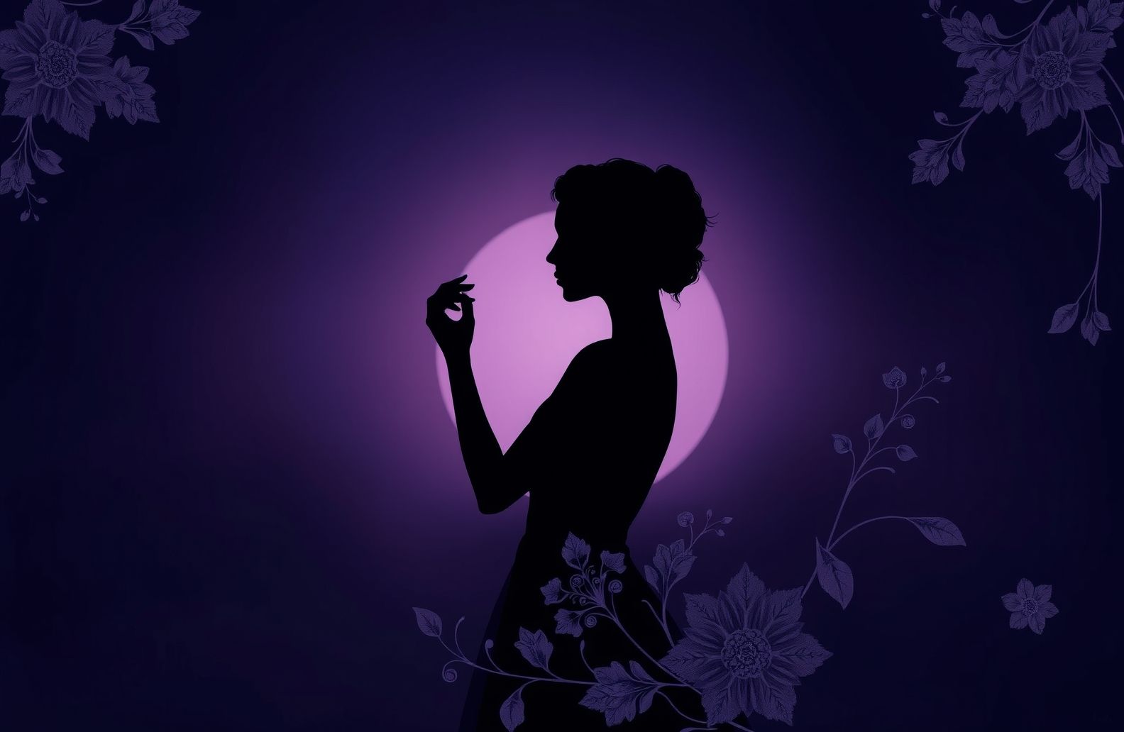 Woman Silhouette Wallpaper