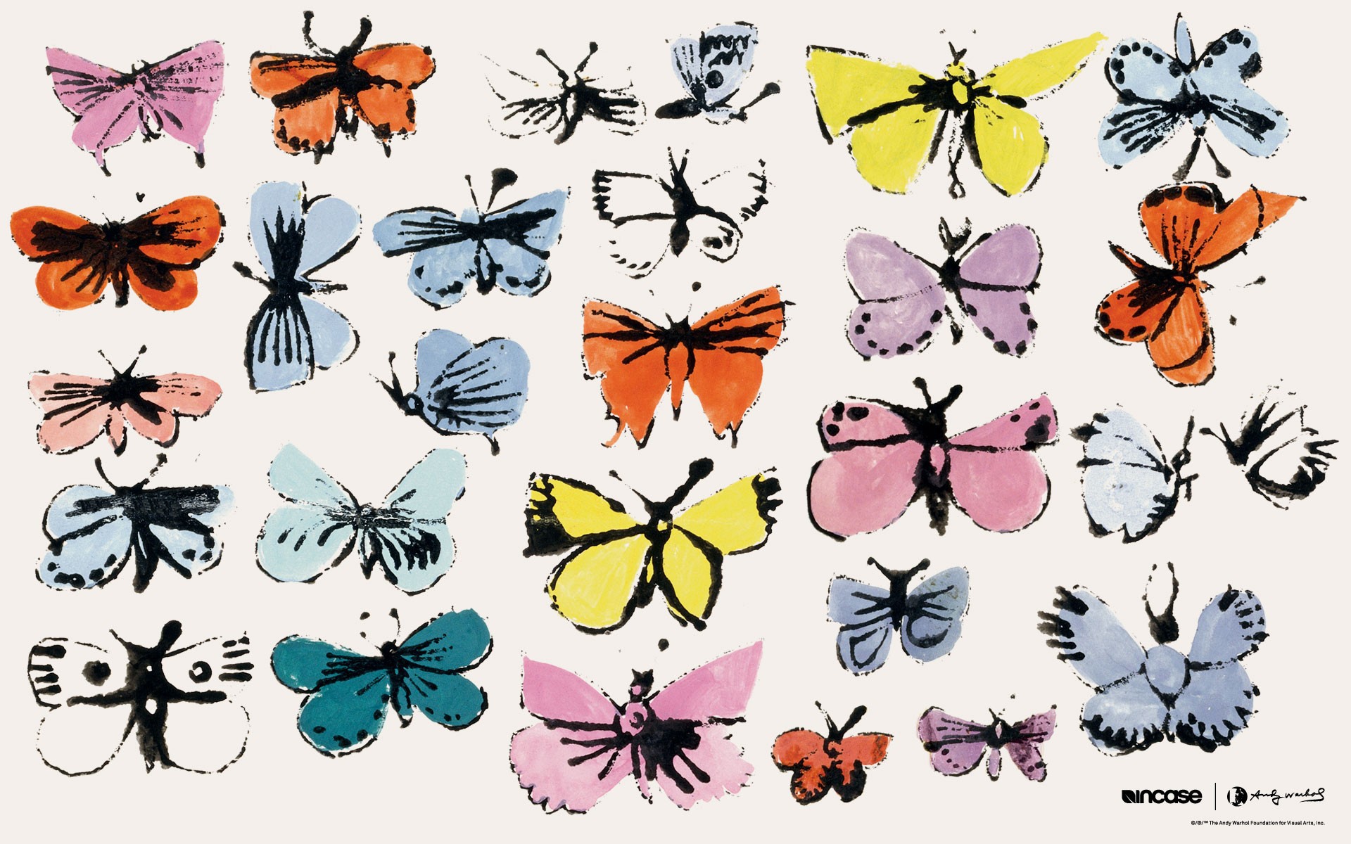 Painting Andy Warhol Butterflies Wallpaper And Image