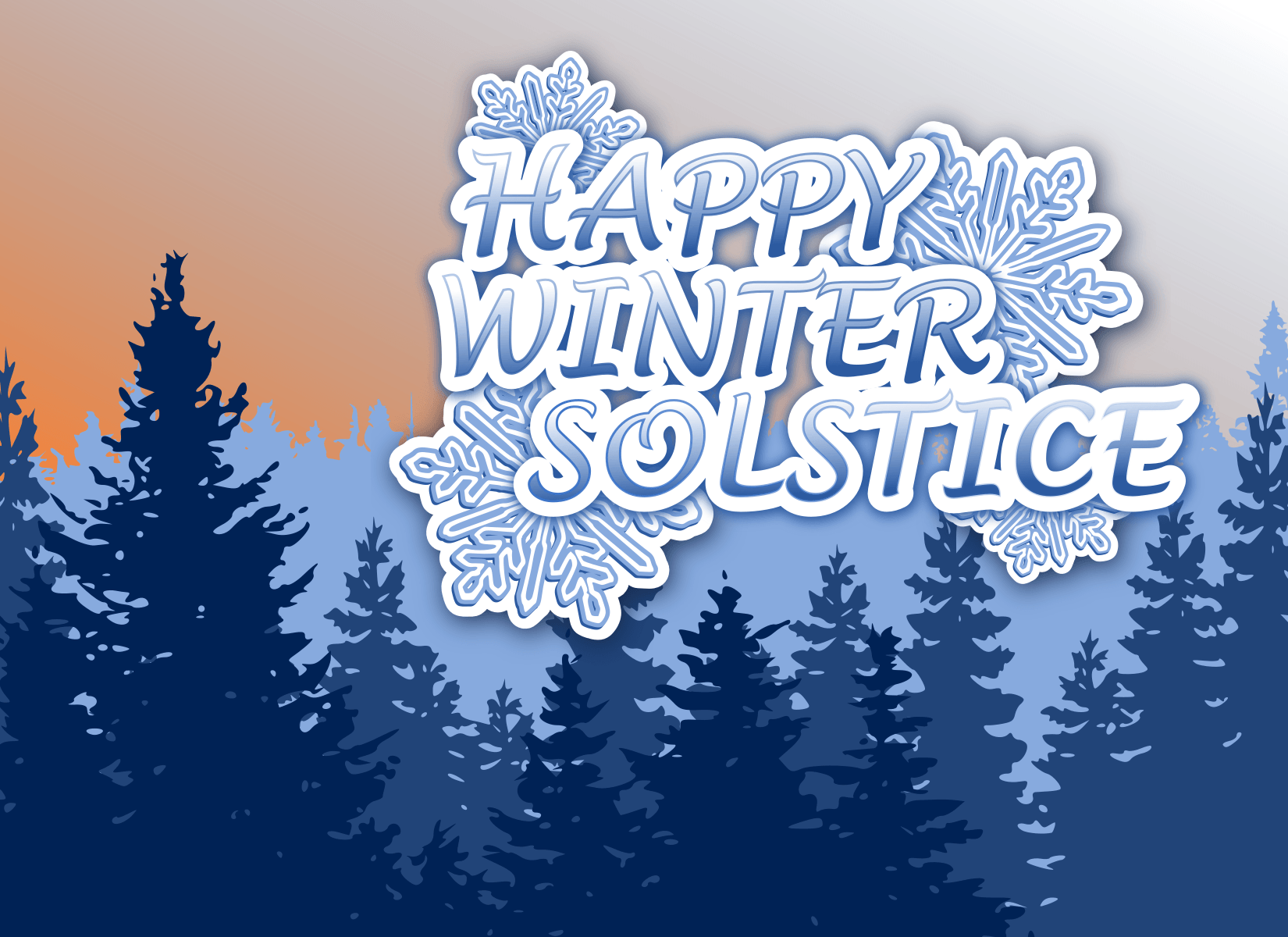 Happy Winter Solstice Wallpaper