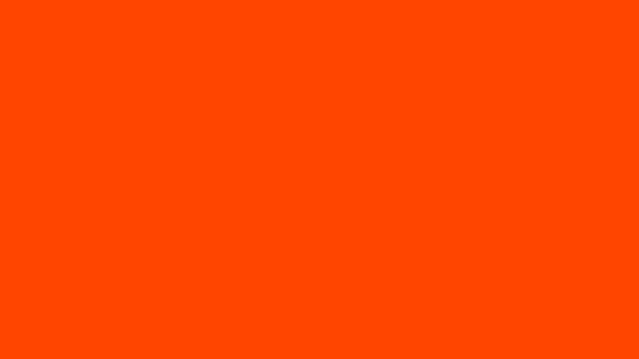 1280x720 Orange red Solid Color Background