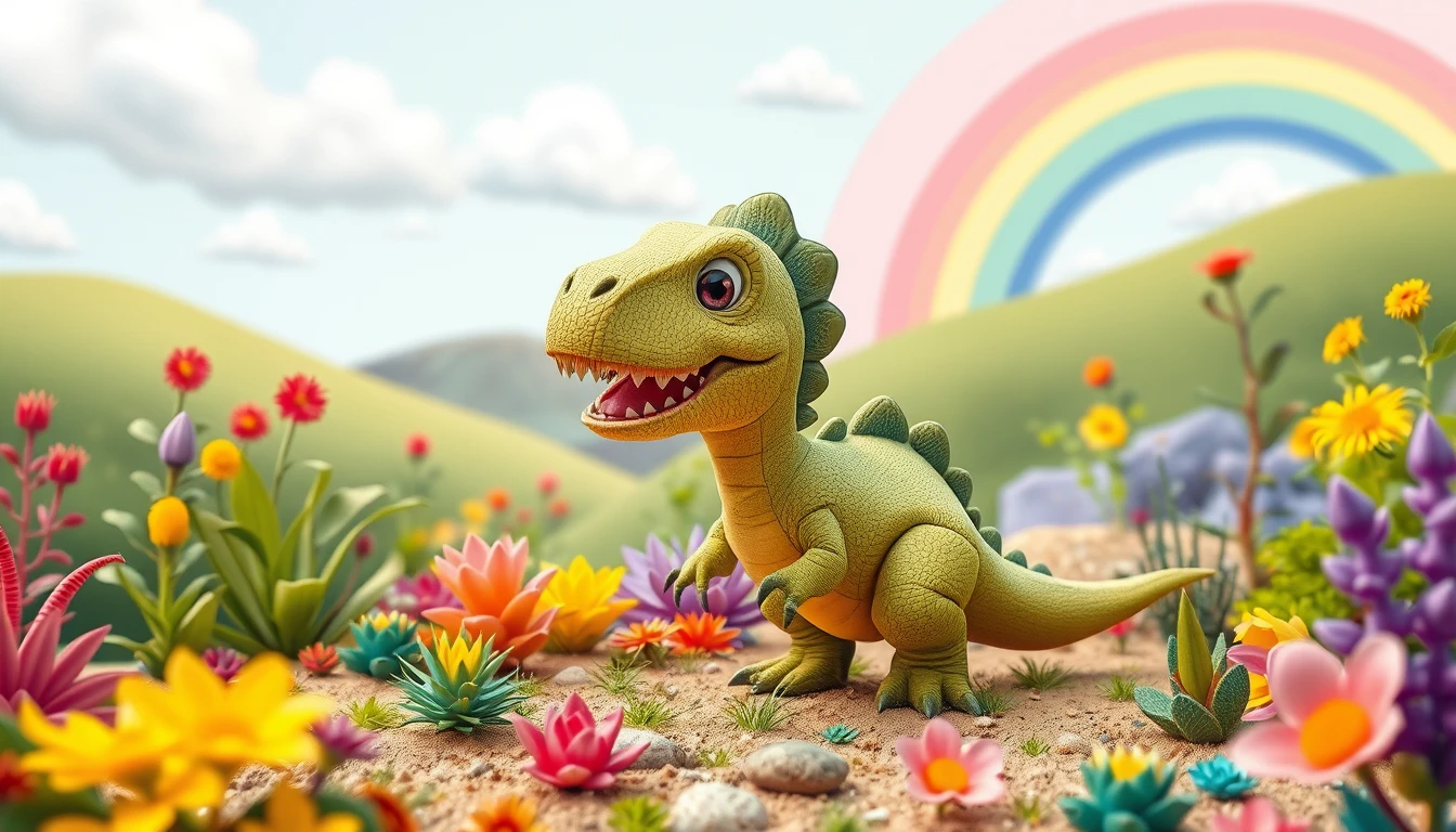 Cute Dinosaur Background