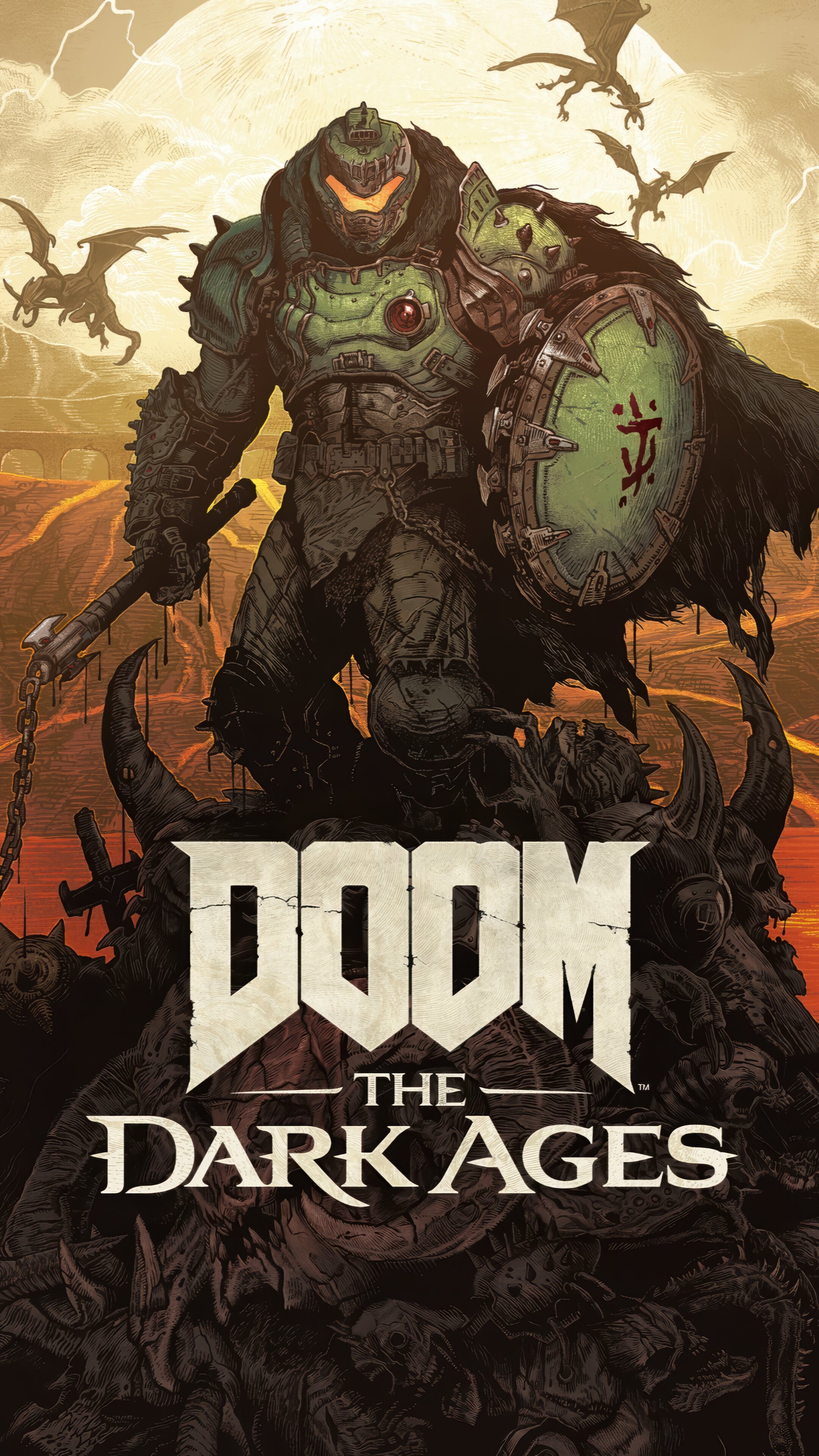 Doom The Dark Ages Guy C Phone 4k Wallpaper