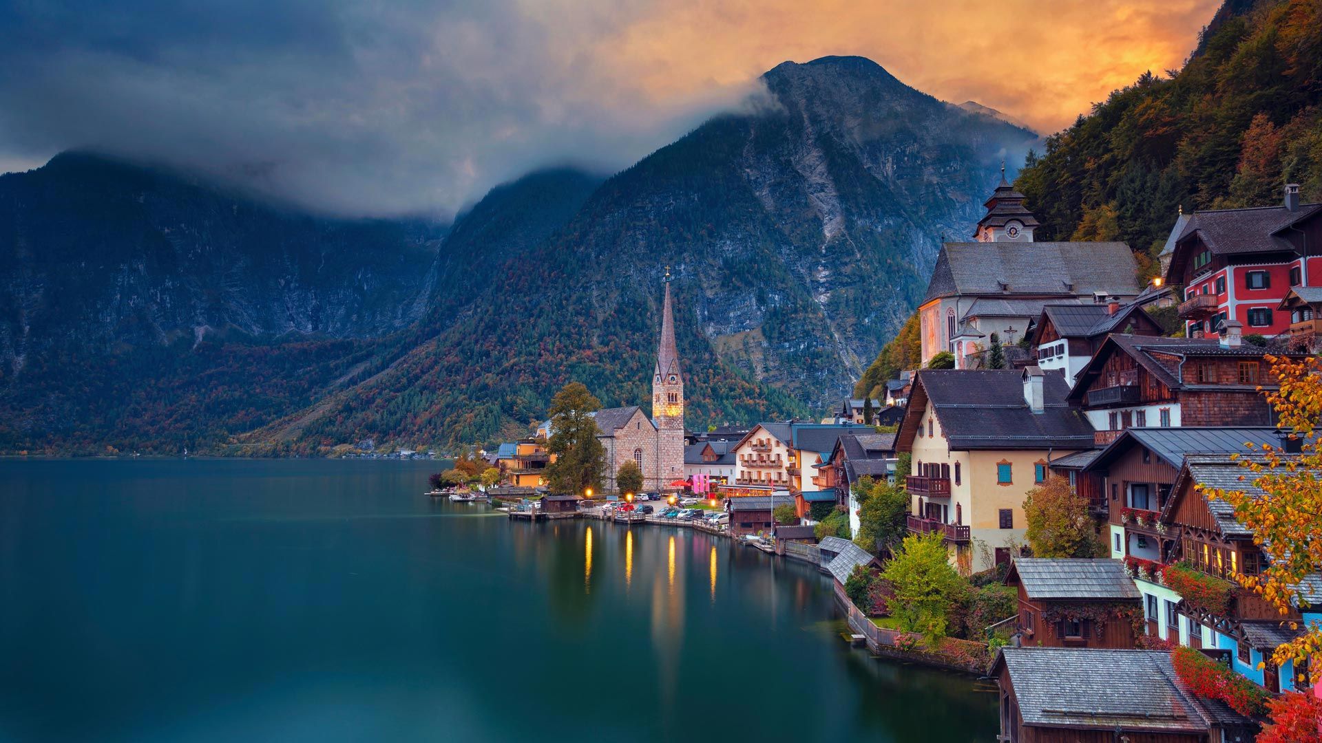 Hallstatt Wallpaper Top Background