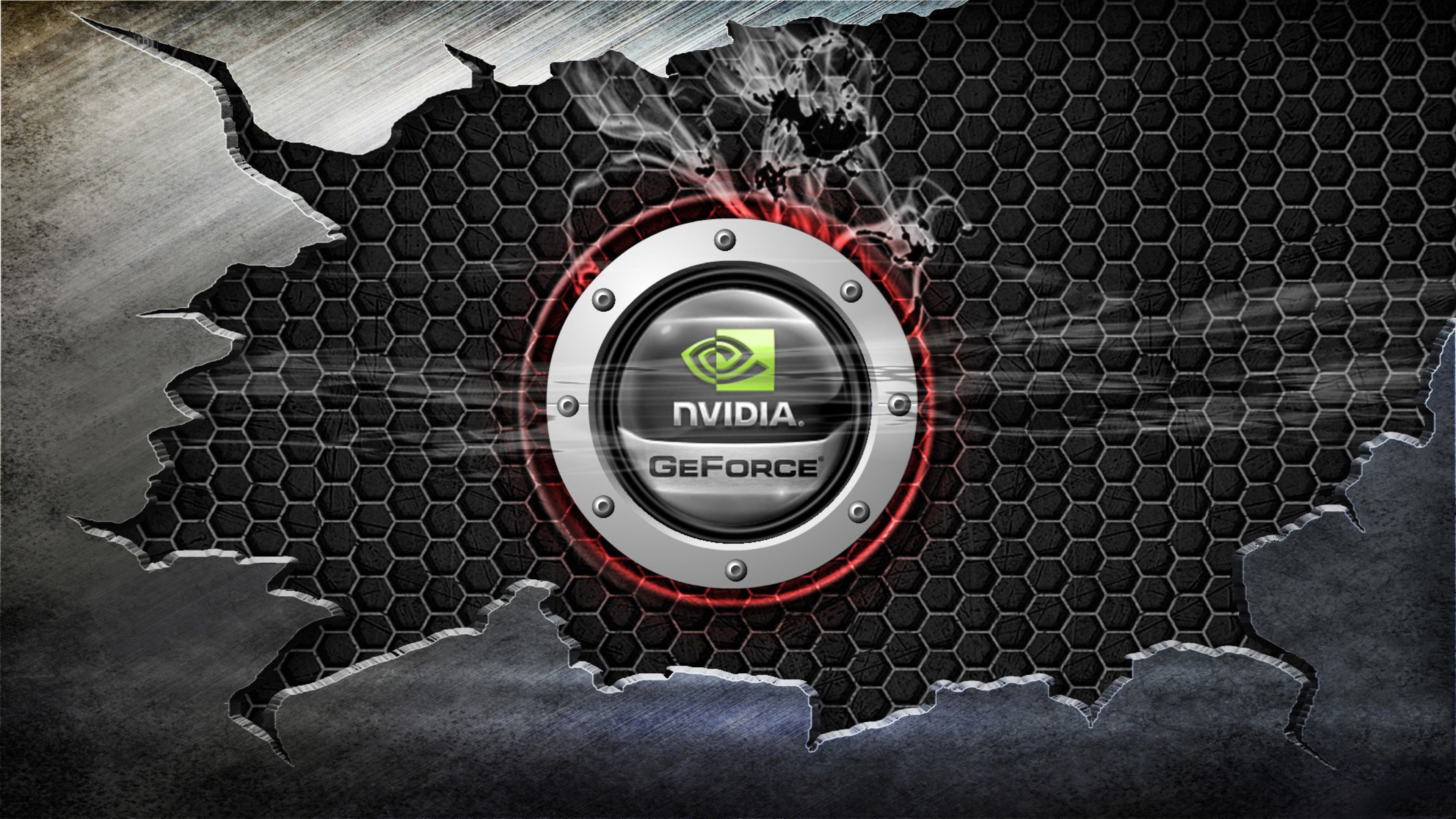 Download Wallpaper 3840x2160 nVidia GeForce logo   HD wallpaper 3840x2160
