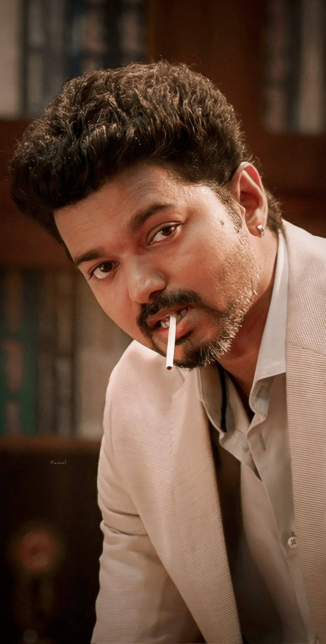Master Vijay HD Rugged Look Wallpaper