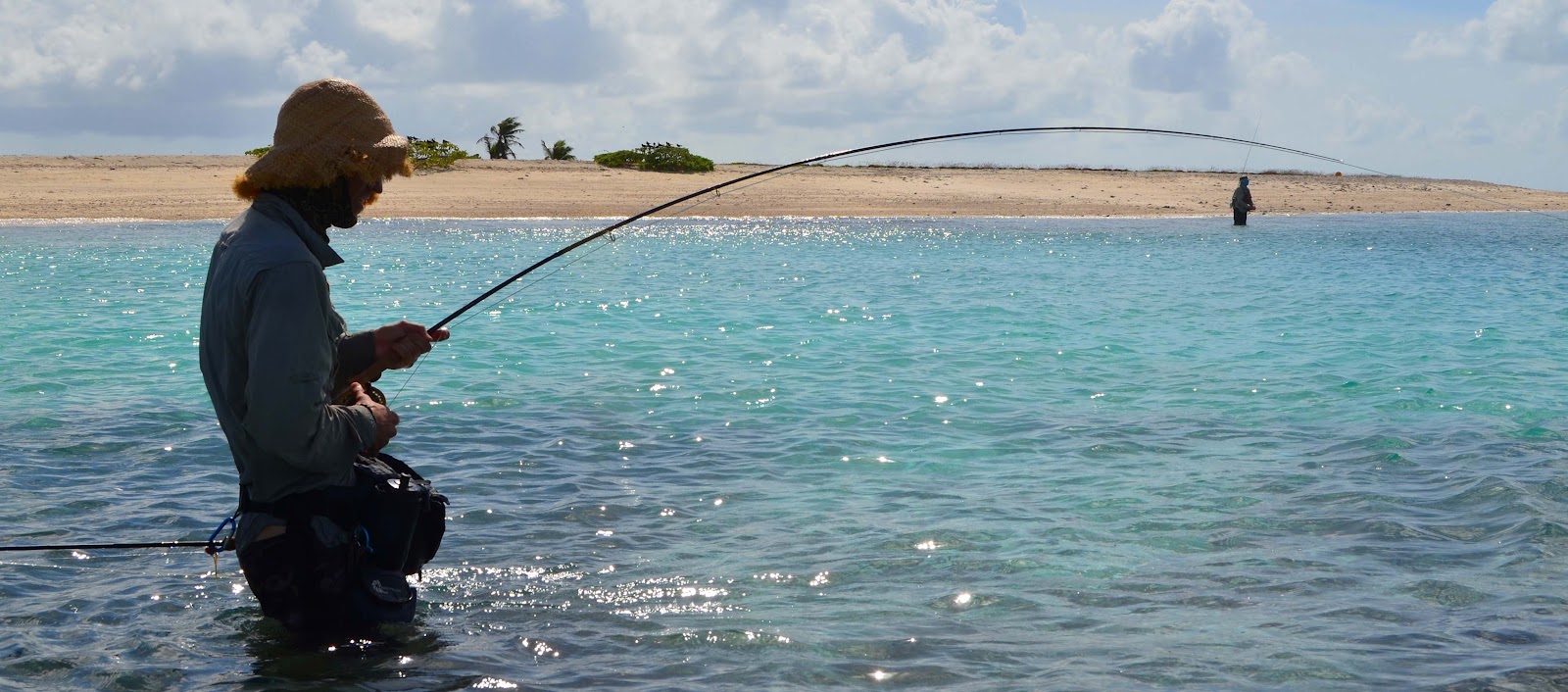 Flats Of A Tropical Atoll With Big Angry Gts And You Have Fishing