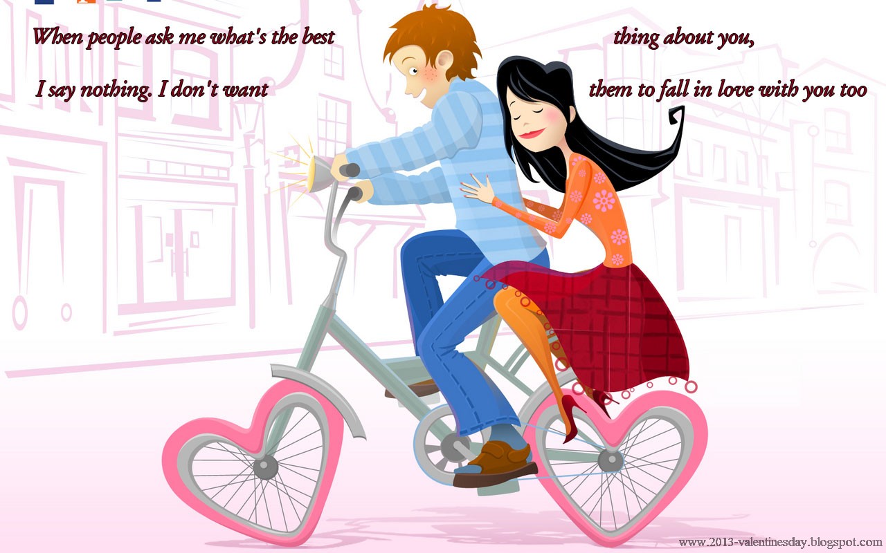 Cute Cartoon Couple Love Hd wallpapers for Valentines day Online