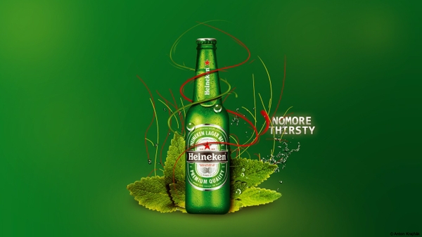Green Beers Bottles Heineken Wallpaper