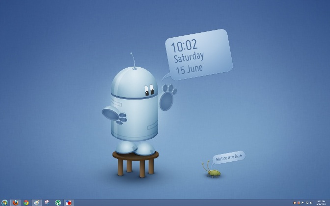 Add Animated Wallpaper Clock On Your Windows 8 7