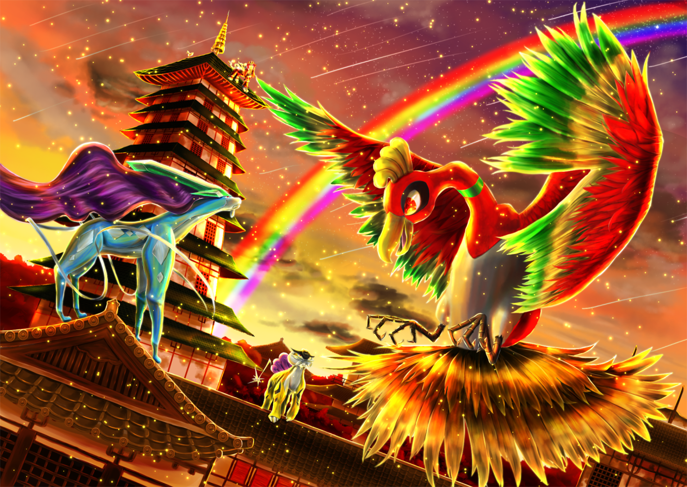 21 Ho oh Pokmon HD Wallpapers Backgrounds