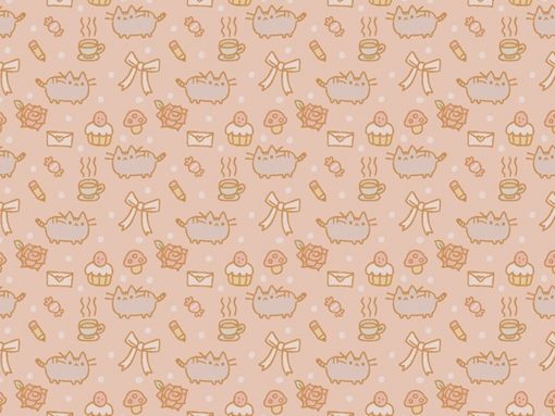Download Pusheen Tile wallpapers to your cell phone   adorable cat
