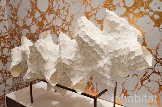 Cloud Like Lamps Are Made From Hand Formed Chicken Wire And Paper Pulp