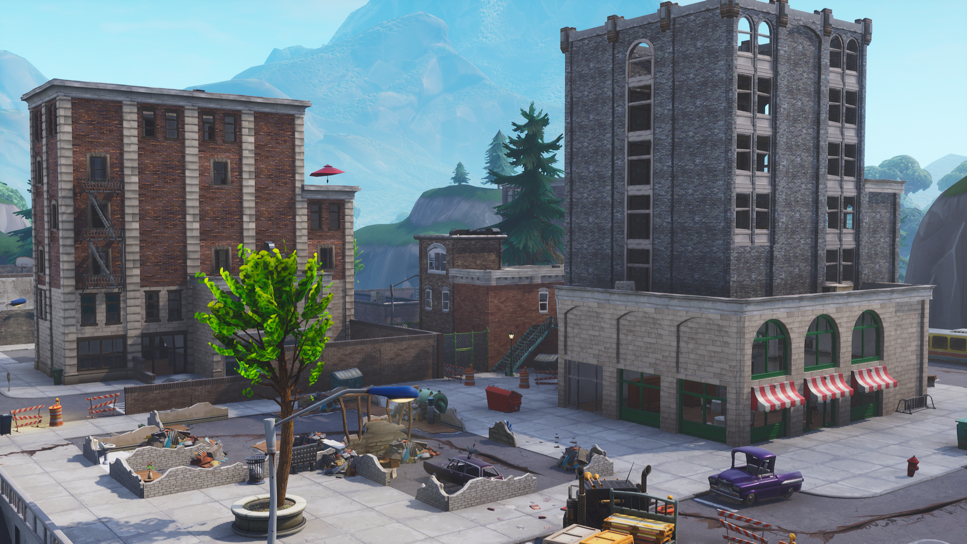 Fortnite Tilted Towers Background Png Aimbot Trolling