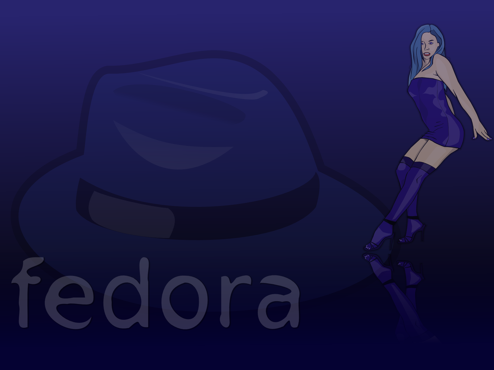 Fedora Wallpaper Background