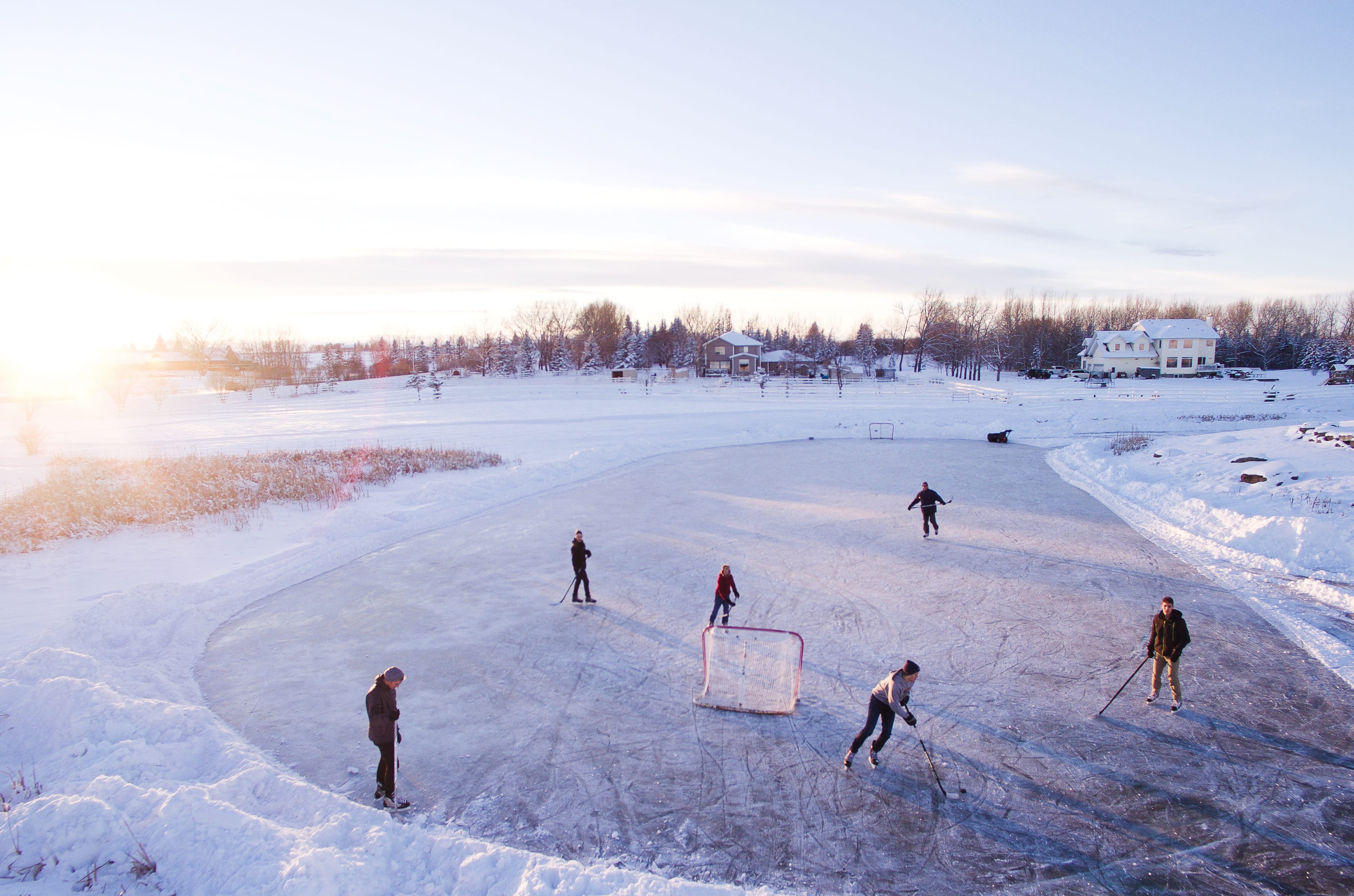 Skating Winter Real People Fun Leisure Activity Enjoyment Ice Wallpaper