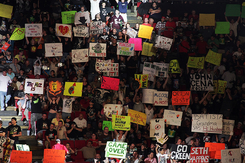 Wwe Crowd Signs Image Search Results